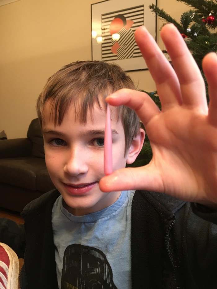 Candy cane spear